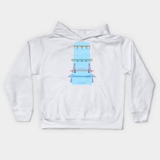 Bridges of the Tees Kids Hoodie